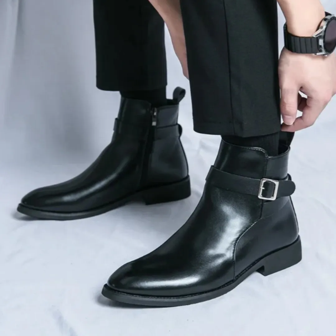 Deniro Leather Chelsea Boots