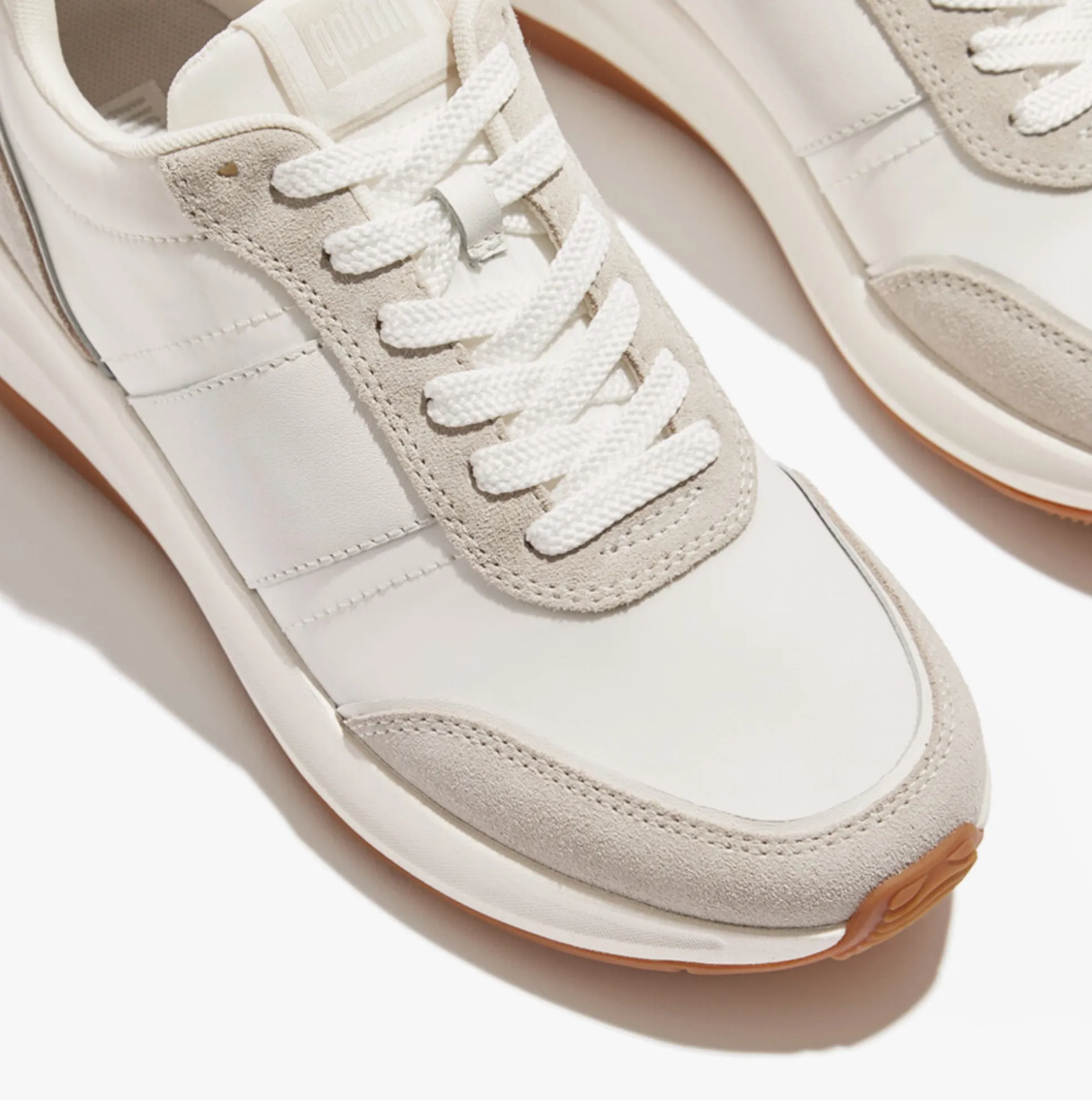 F-MODE Womens Trainers Urban White Mix