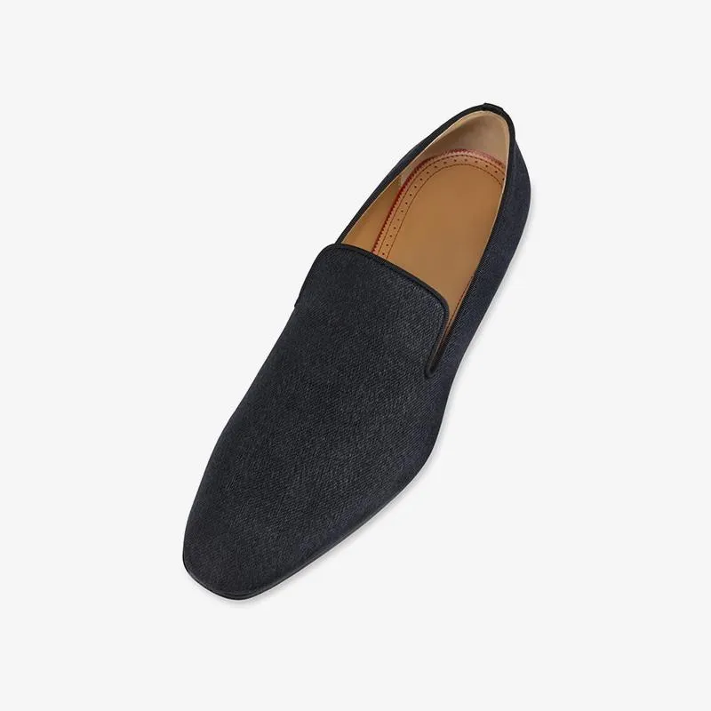 Flat Wool Loafers Slip-ons Low Top